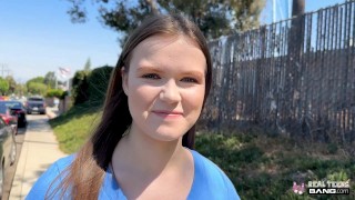 Sexy Teen Does Her First Ever Porn Casting Scene